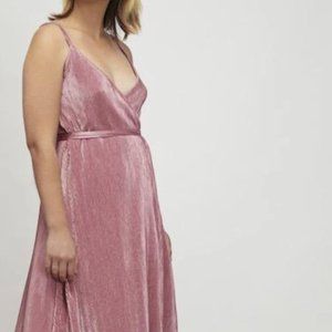 Made in Montreal maxi wrap dress